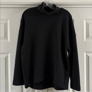 Banana Republic Factory Mock Turtleneck Sweatshirt/Top. Black. Sz S. Barely worn